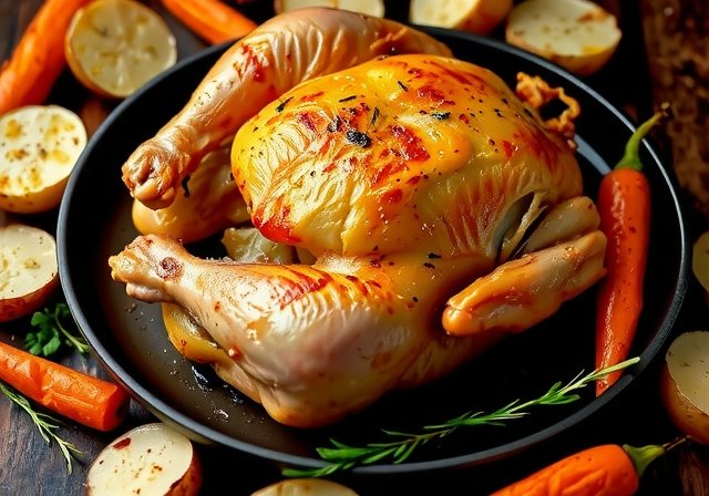 Simple roast chicken recipe